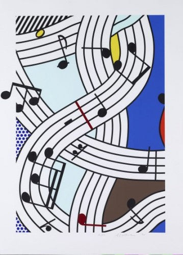 Roy Lichtenstein - Composition I