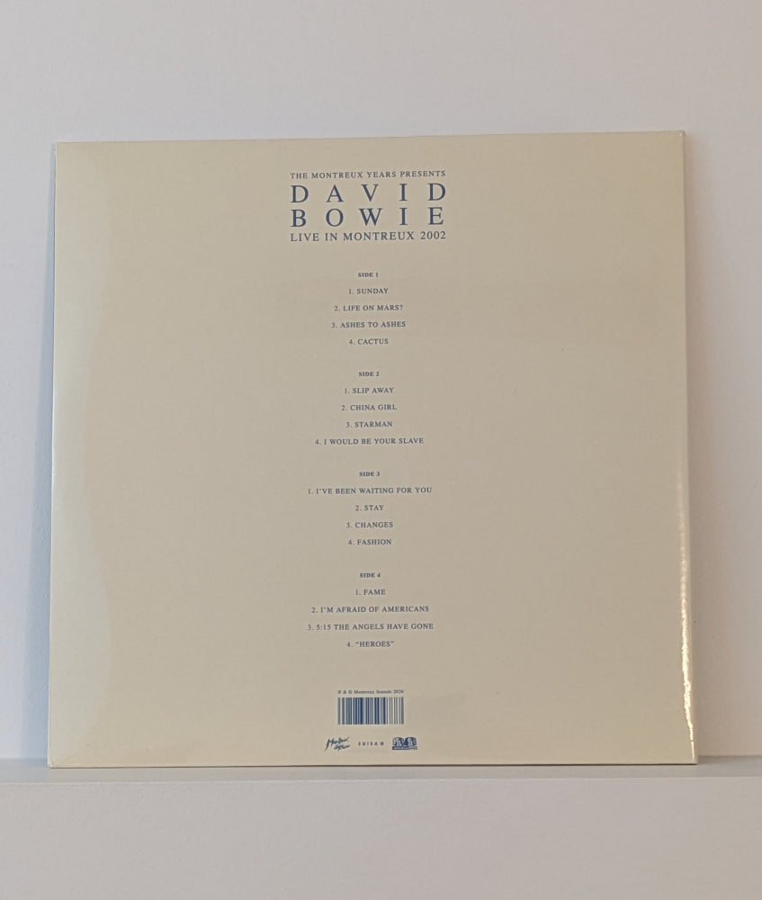 David Bowie - Live in Montreux 2002 - The Montreux Years - 2xLP Edition Limitée & numérotée Vinyle - Tracklisting