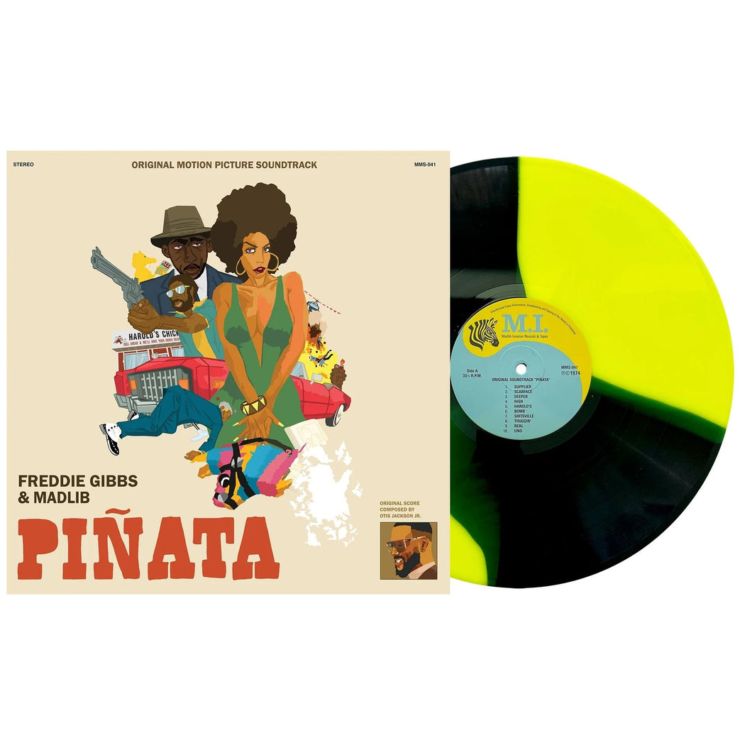 Freddie Gibbs & Madlib - Piñata '74 - Yellow & Black - Vinyle LP