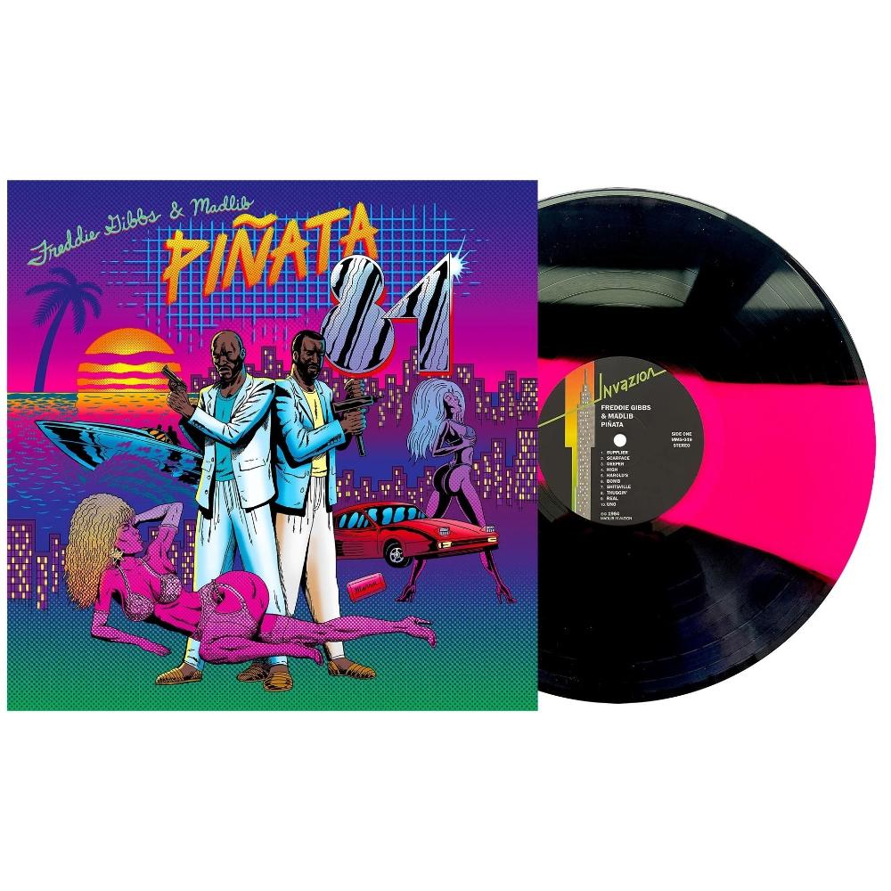 Freddie Gibbs & Madlib - Piñata '84 - Pink & Black - Vinyle LP