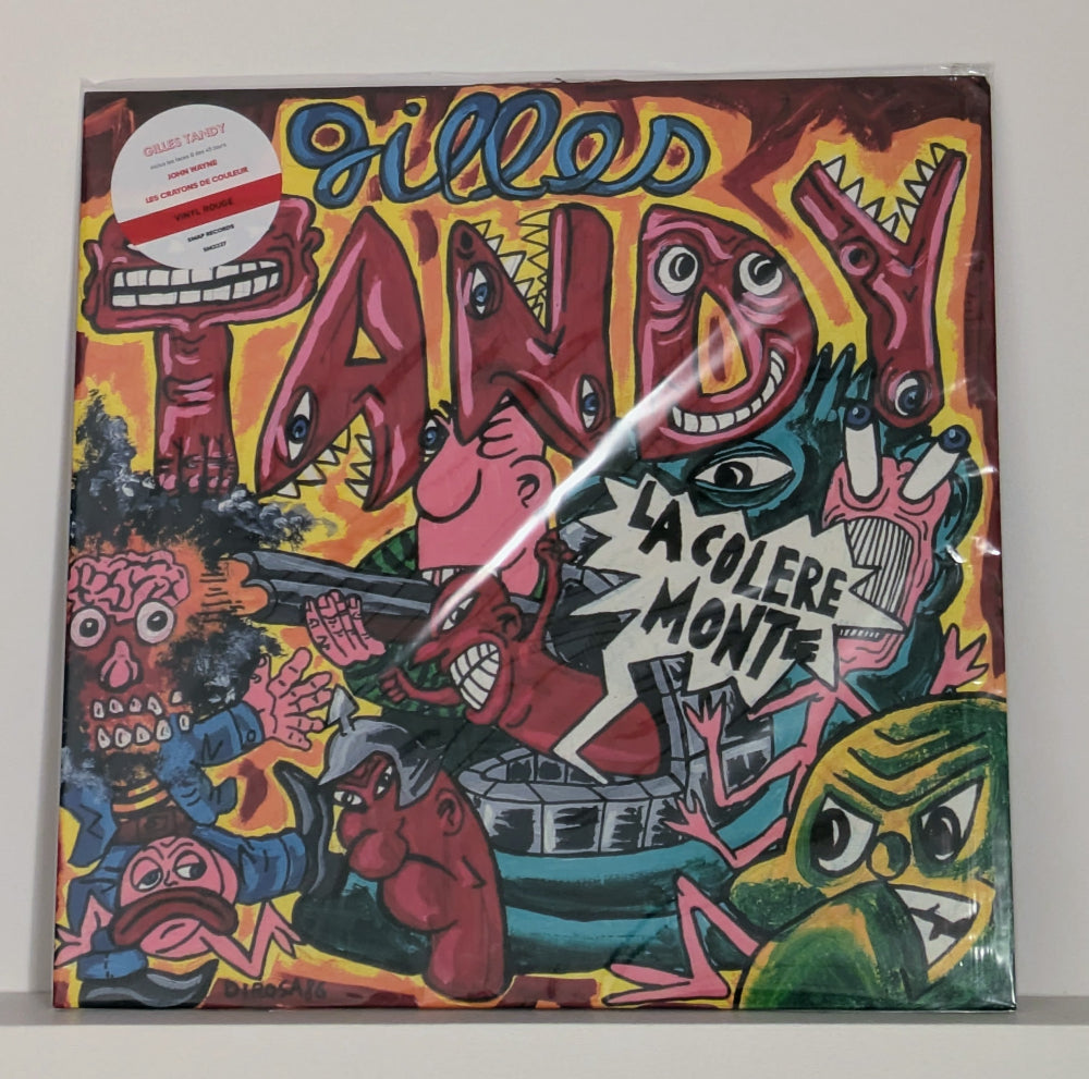 Hervé Di Rosa X Gilles Tandy - La colère monte - Edition limitée vinyle LP Rouge + 3 inserts