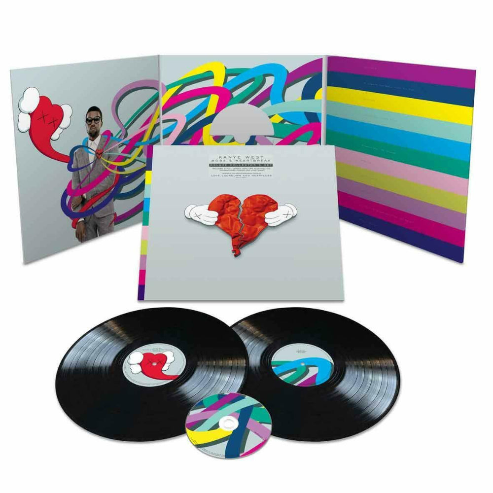 Kaws X Kanye West - 808s & Heartbreak - Vinyle original X2LP (+ CD) - Edition collector