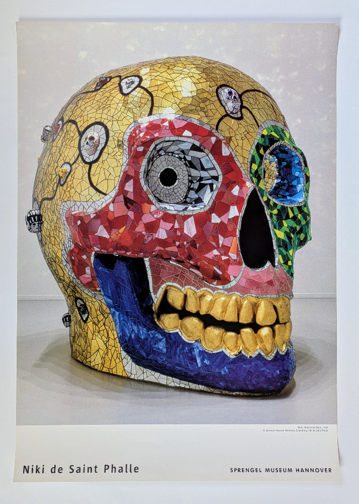 Niki de Saint Phalle - Skull (Meditation Room) 1990 - Affiche