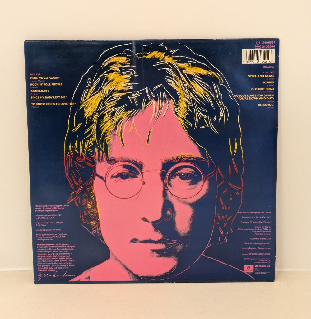 John Lennon - Menlove Ave. - 1986 - Vinyle original LP