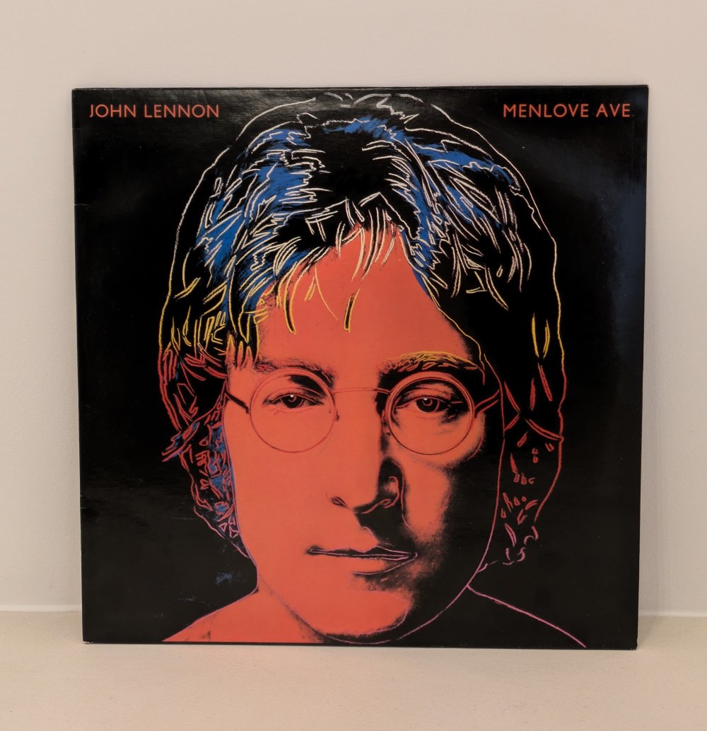 Andy Warhol X John Lennon - Menlove Ave. - 1986 - Vinyle original LP