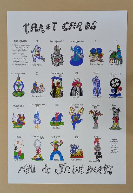 Niki de Saint Phalle - Tarot Cards  - Affiche originale du jardin des tarots
