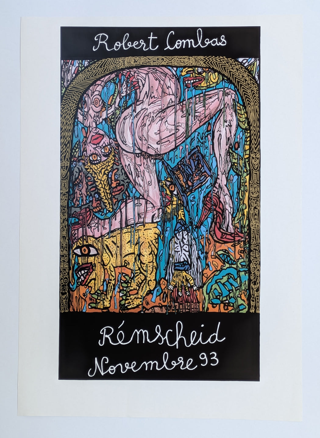 Robert COMBAS - Exposition Remscheid 1993 - Affiche