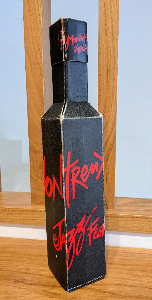 Robert Combas - Emballage bouteille vin - Montreux Jazz Festival 1992