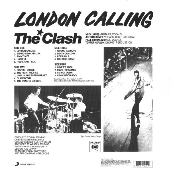 The Clash - London Calling - Vinyle remasterisé