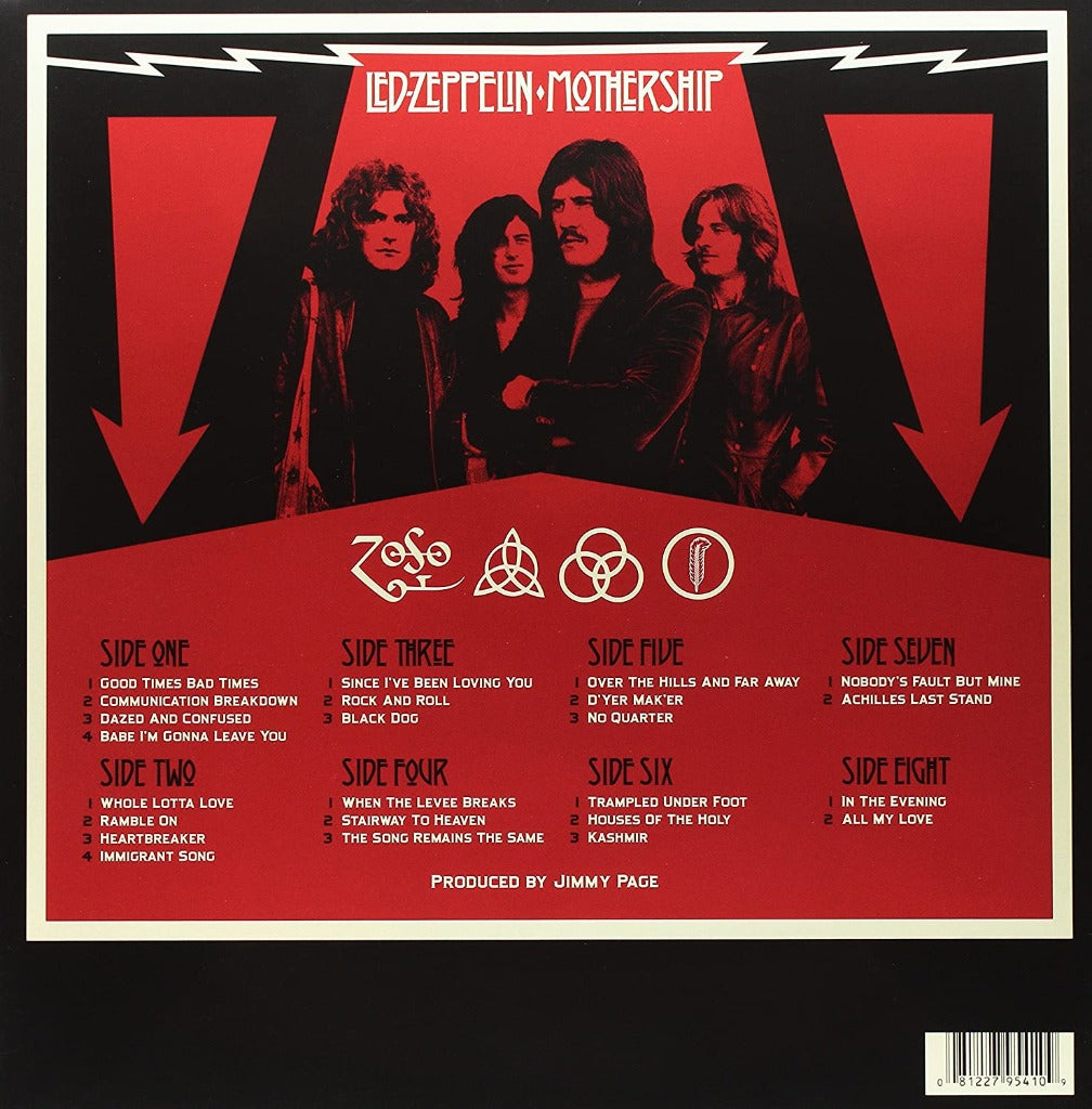 Shepard Fairey X Led Zeppelin - Mothership - 2015 Box Set 4 LP vinyl