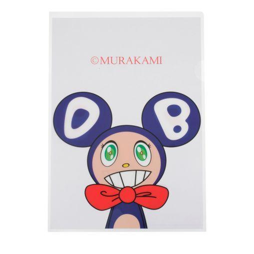 Takashi Murakami KaiKai Kiki Co Blue Pink Mr. DOB Clear File Folder 