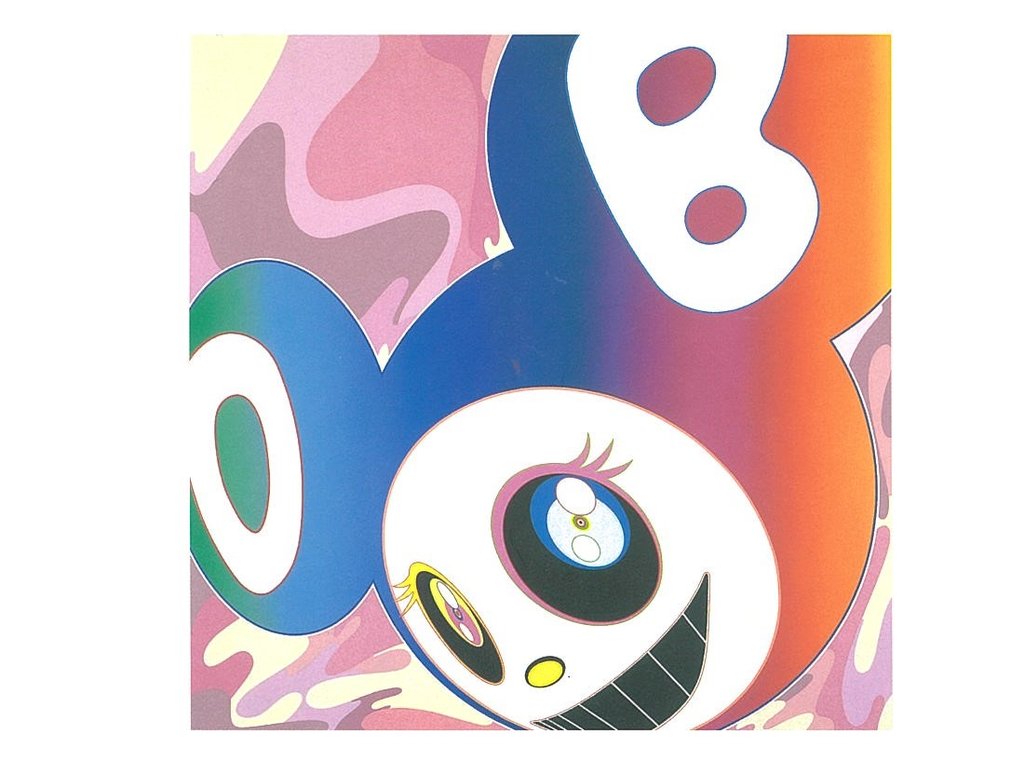 Takashi MURAKAMI - Cartes postales Mr DOB - Rainbow